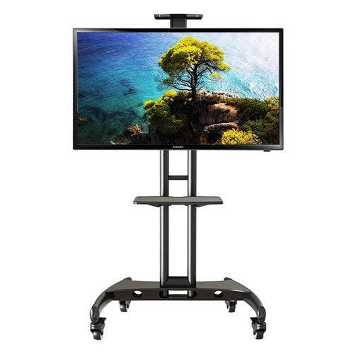 Unibox Quad Screen Mobile TV Stand for 4 Display Video Wall Setup