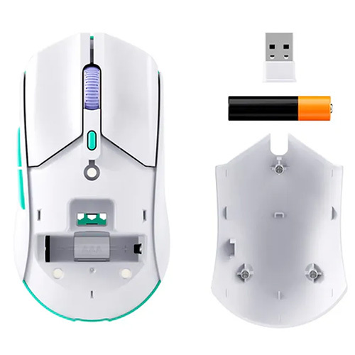 HYPERX Pulsefire Haste 2 Core Wireless 8R2E7AA-12000 DPI 6 Macro Buttons White Ambidextrous Gaming Mouse