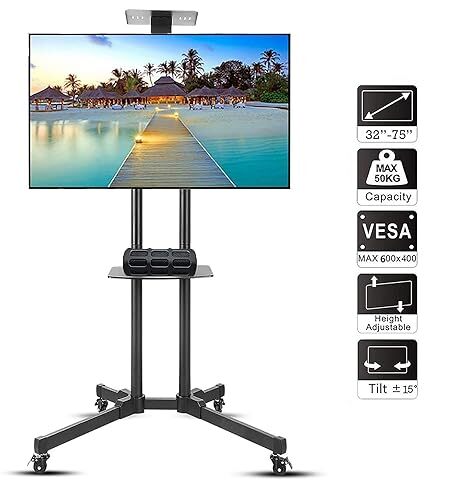 Unibox IFPD TV Floor Trolley For 60 Inch UB1500x