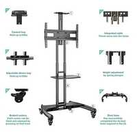 Unibox IFPD TV Floor Trolley For 100 Inch UB1800x