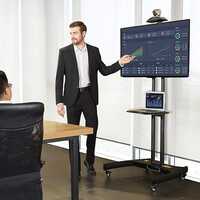 Unibox IFPD TV Floor Trolley For 100 Inch UB1800x