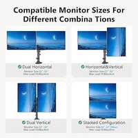 UNIBOX Double Arm Table Top Monitor Stand for 32 Screen H180B 190B