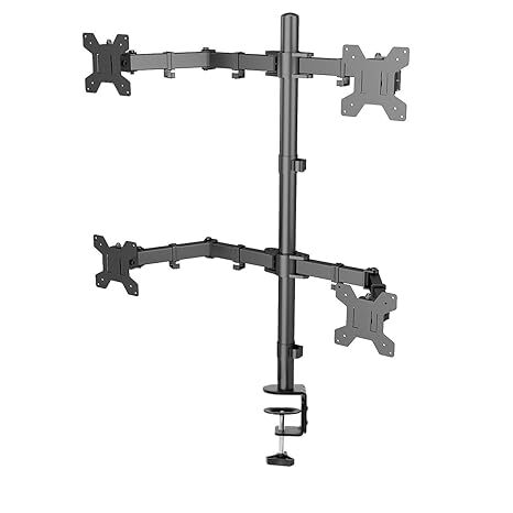 Four Arm Table Top Monitor Stand For 32 Screens Z044 - Feature: Ergonomic Four-Arm Design