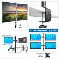 UNIBOX Four Arm Table Top Monitor Stand for 32 Screens Z044