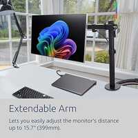 Unibox 32 Monitor Table Top Mount Single Arm Adjustable Z011