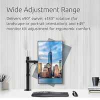 Unibox 32 Monitor Table Top Mount Single Arm Adjustable Z011