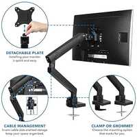 UNIBOX Desktop Monitor Stand Single Arm Up to 32 Inch TV80