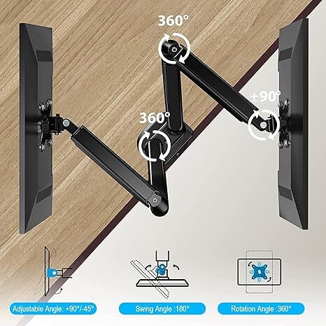 UNIBOX Desktop Monitor Stand Dual Arms Up to 30 Inch TV160