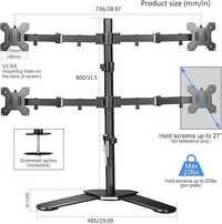 UNIBOX Universal Four Arm Table Top Stand for 32 Inch Monitors T044