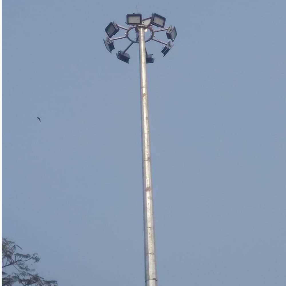 Installation Work High Mast Pole