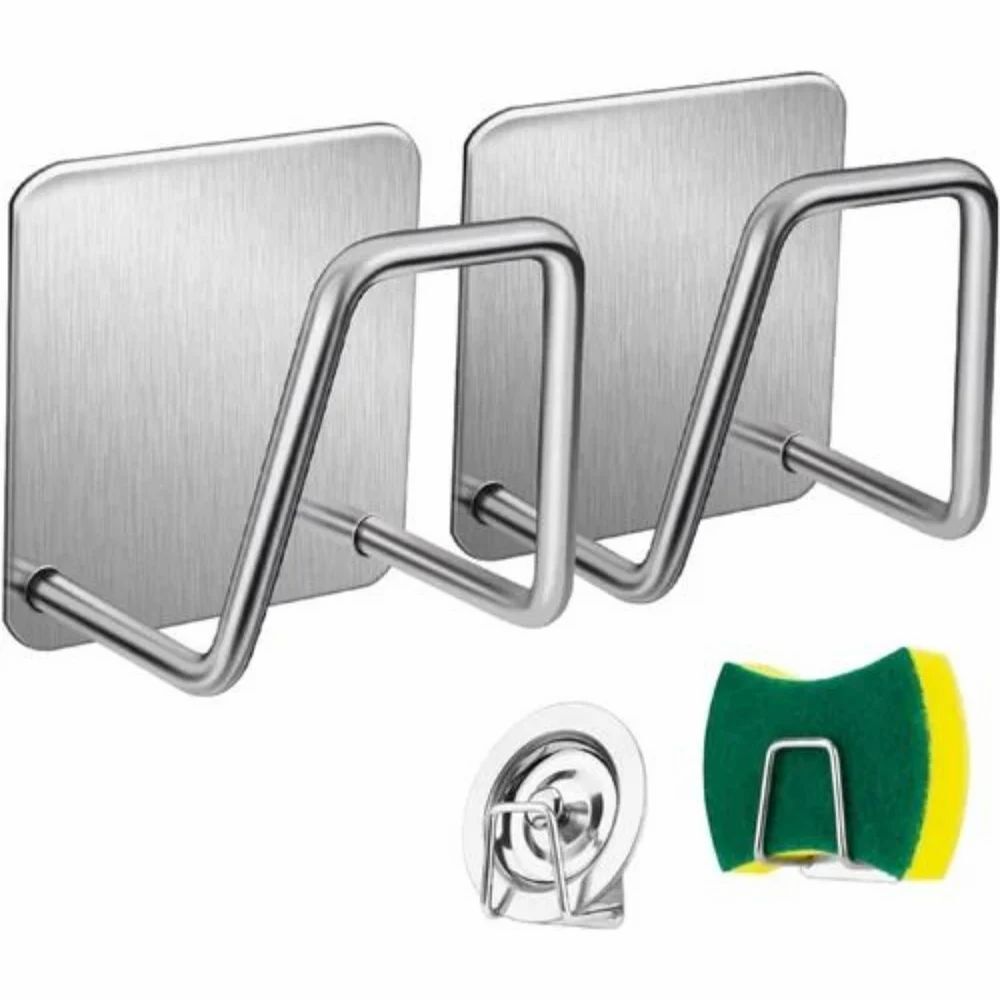 Self Adhesive Stainless Steel Sponge Holders
