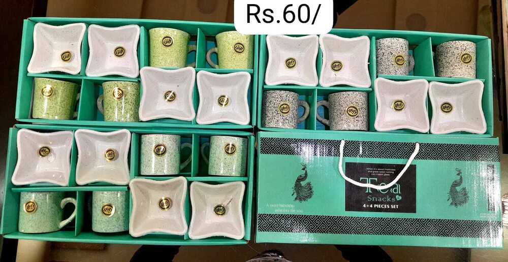 4 + 4 Snack Platter Set