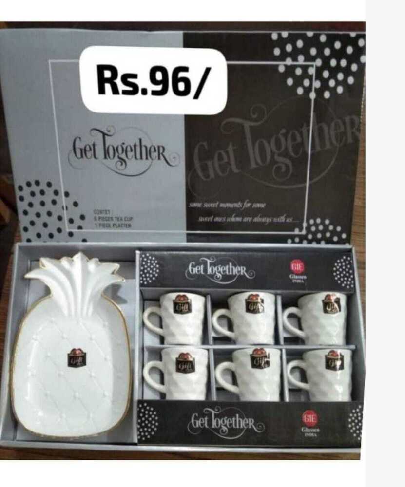 Tea Cup + Platter Set