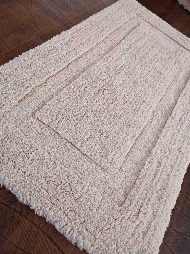 Hotel Bath Rug Light Beige