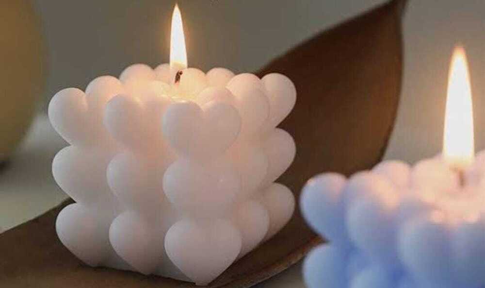 Love Cubic Candle