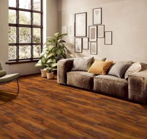 Crimson Laminated Wooden Flooring