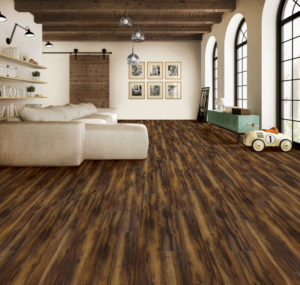 Cocoa Color Laminated Wooden Flooring