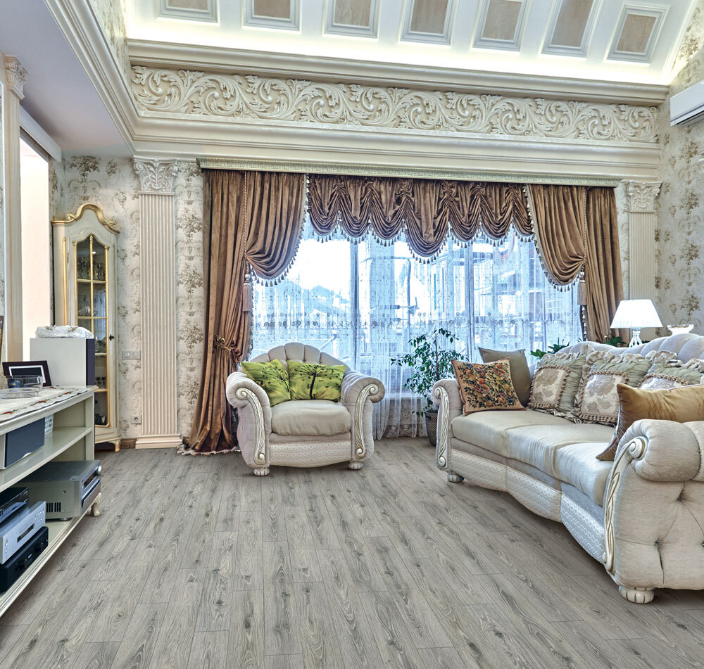 143 Clouded Ash Laminated Wooden Flooring