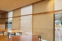 Solarette Window Blind - Aluminum & Polyester, 80 Cm, Beige And Cream | Adjustable Light Control, Heat & Moisture Resistant, Uv Protection