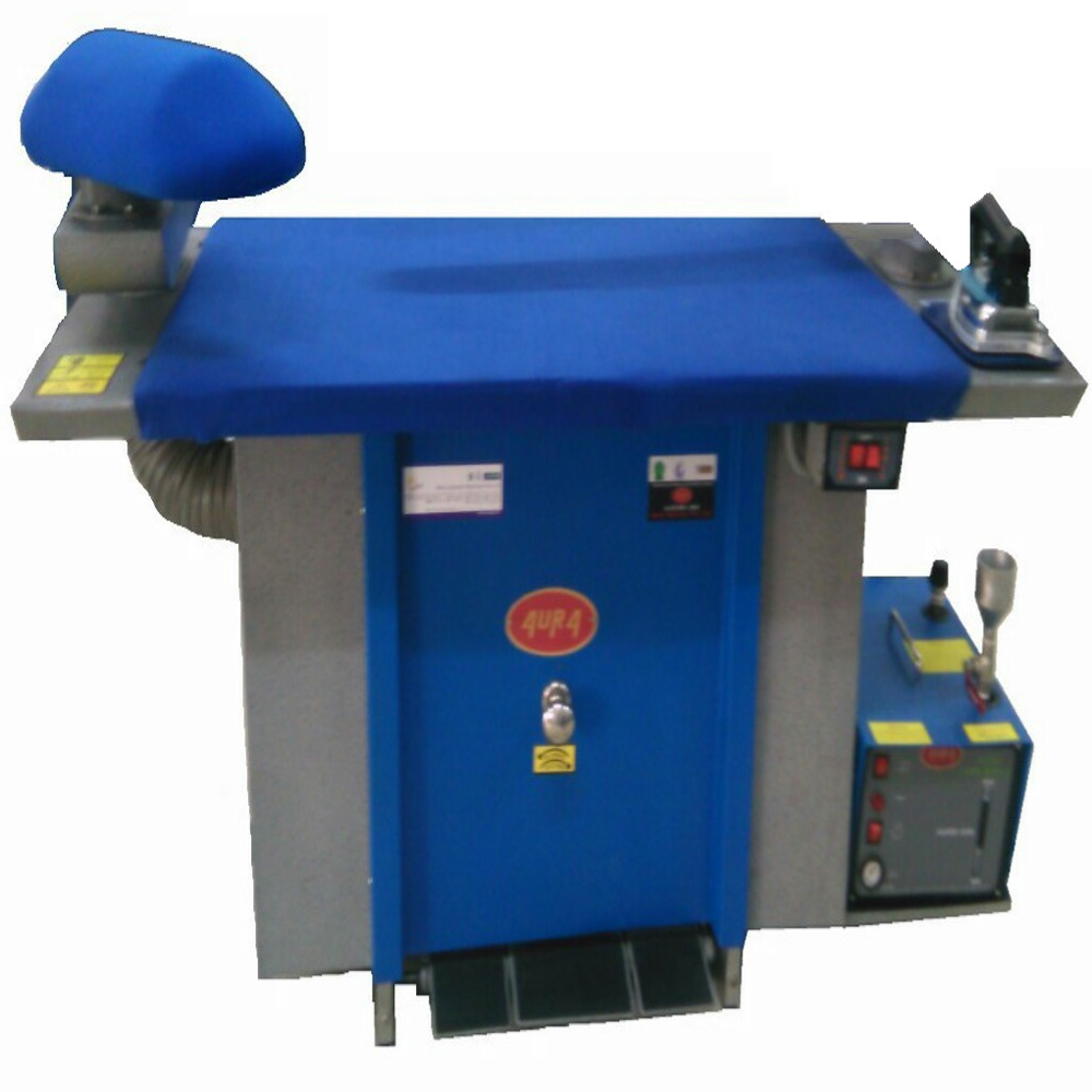 Vacuum Ironing Table - Powder Coated, Blue | High Power 1.5 Kw, Ergonomic Design, Interchangeable Swivel Arm, Efficient Suction And Blowing System