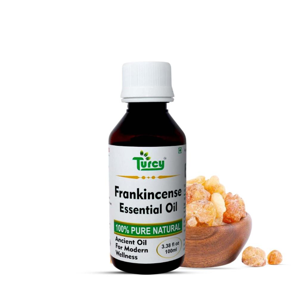 Turcy Frankincense Essential Oil for Skin Glow & Scar Care | Pure Natural Aromatherapy Oil(100ml)