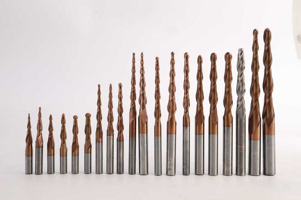 Router Bit - Color: Silver And Yellow (Coated)
