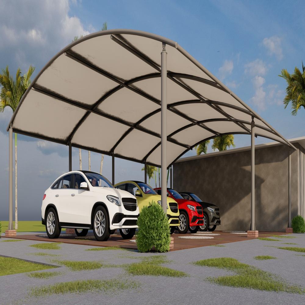 Tensile Car Parking Shed Structure