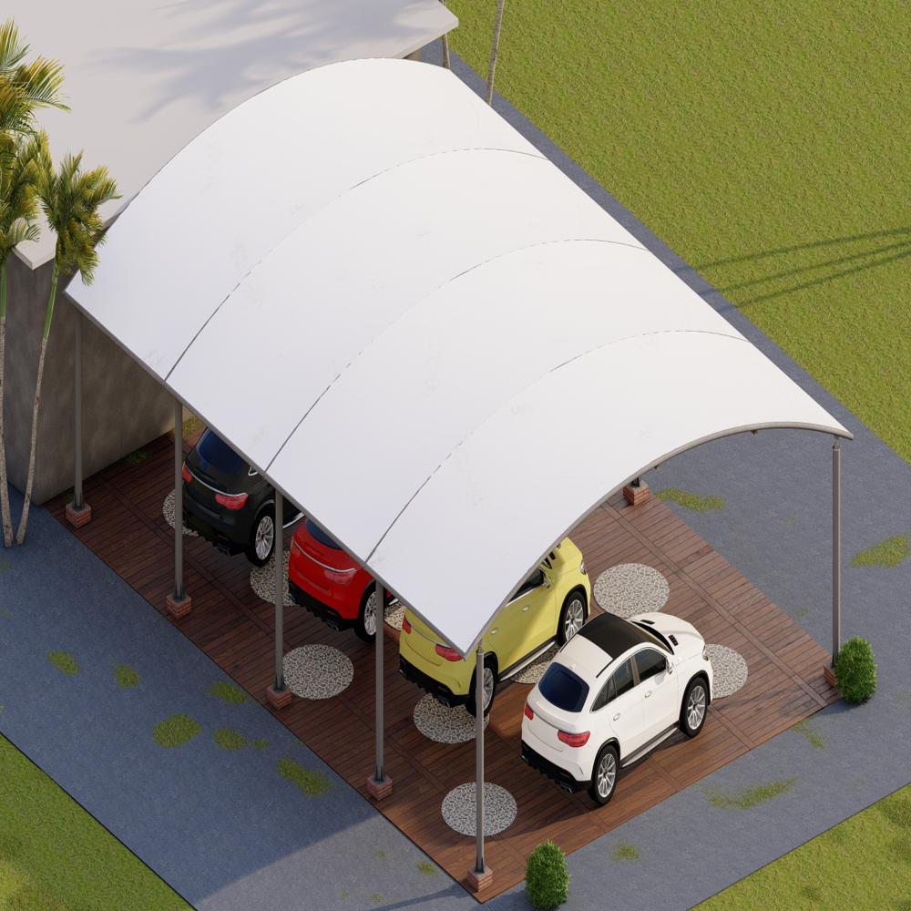 Tensile Car Parking Shed Structure