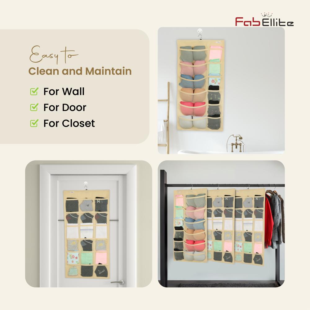 Underwear Closet Storage Organizer - Capacity: 24 Items Pcs/hr