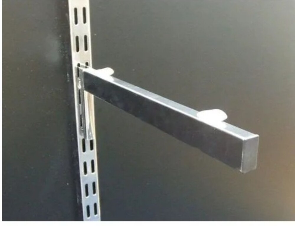 Slotted Channel Bracket - Color: Silver