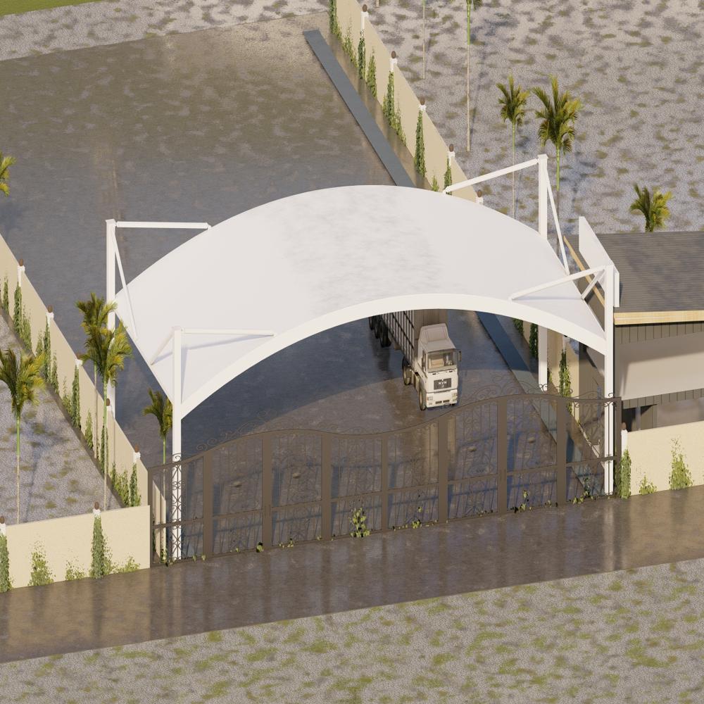 Main Entrance Tensile Canopy Structure