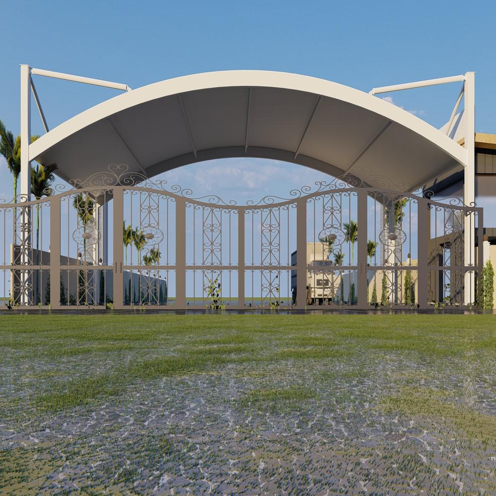 Main Entrance Tensile Canopy Structure