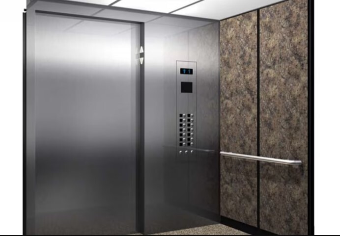 SS Elevator Door With Vision Panel