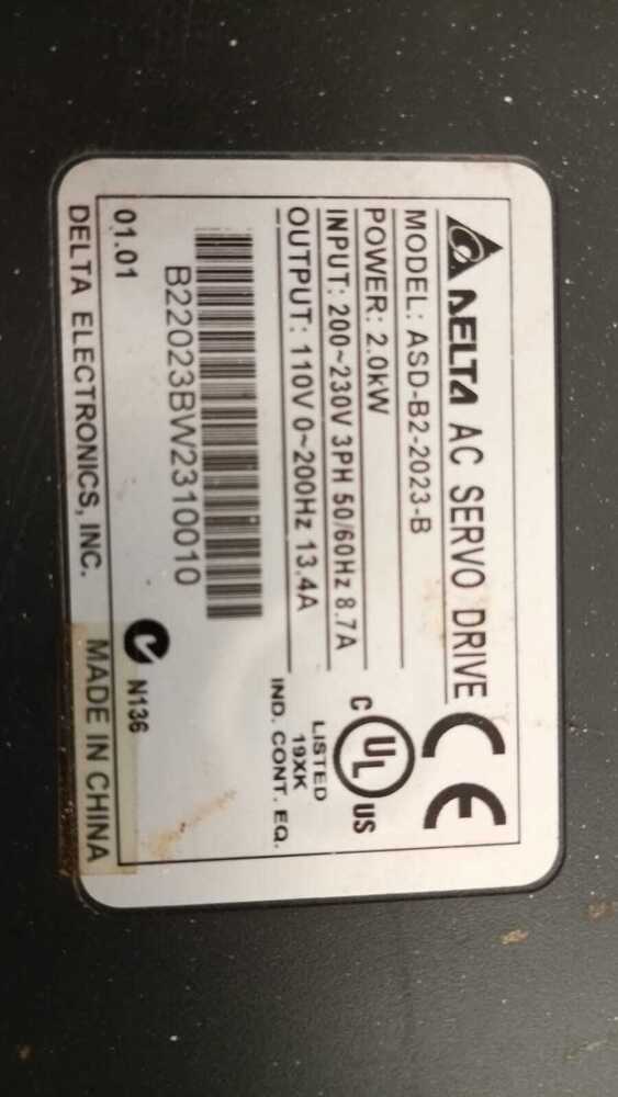 DELTA ASD-B2-2023-B SERVO DRIVE