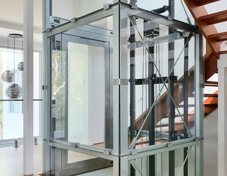 Panoramic Lift - Toughened Glass Panels, Customized Dimensions, Mirror Stainless Steel, Lcd/led Indicator | Gearless Traction/hydraulic Drive, Automatic Doors, Ard, Vandal-resistant Panel With Braille, En 81 & Iso 9001 Certified