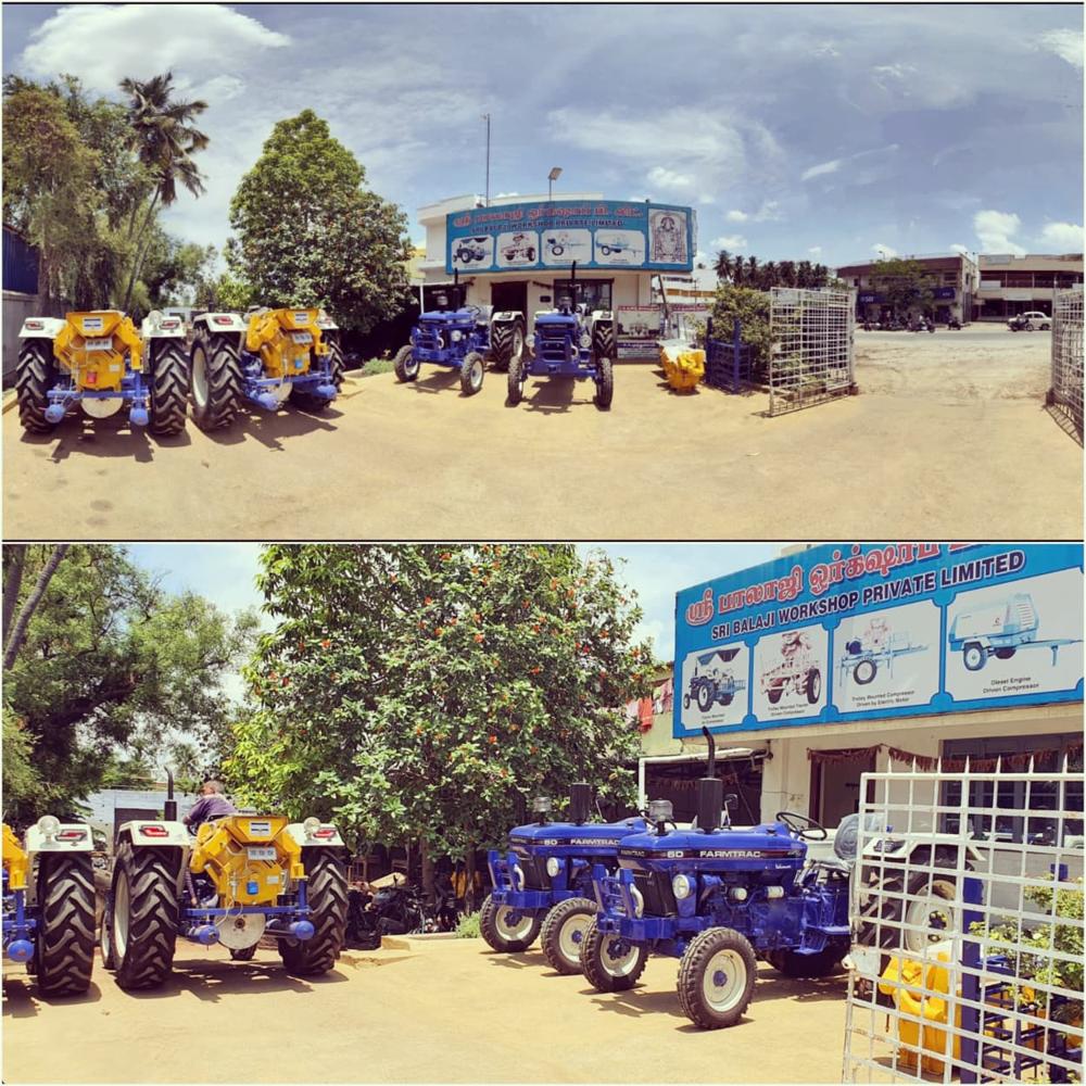 Tractor Attached Air Compressor - Air Flow Capacity: 134 Cubic Feet Per Minute (Ft3/min)