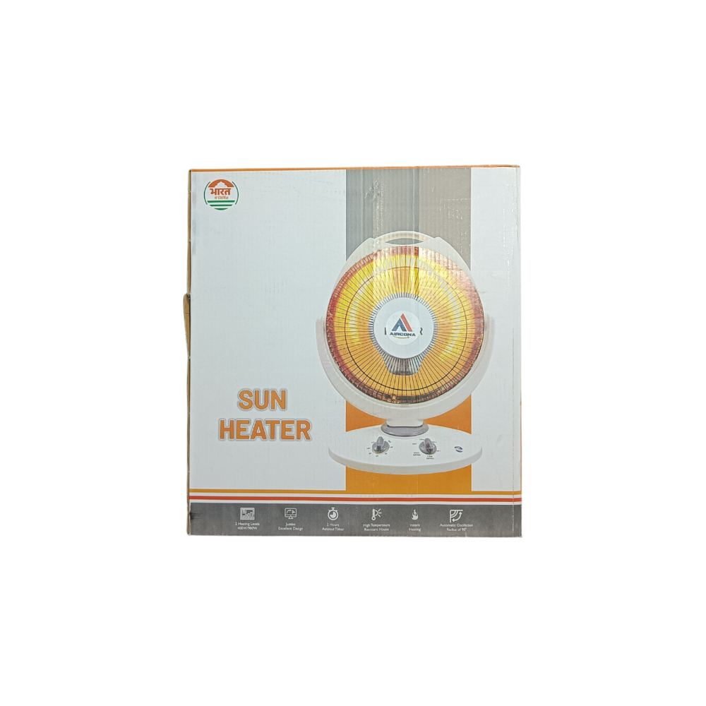 Table Sun Heater 14" - Color: White-yellow