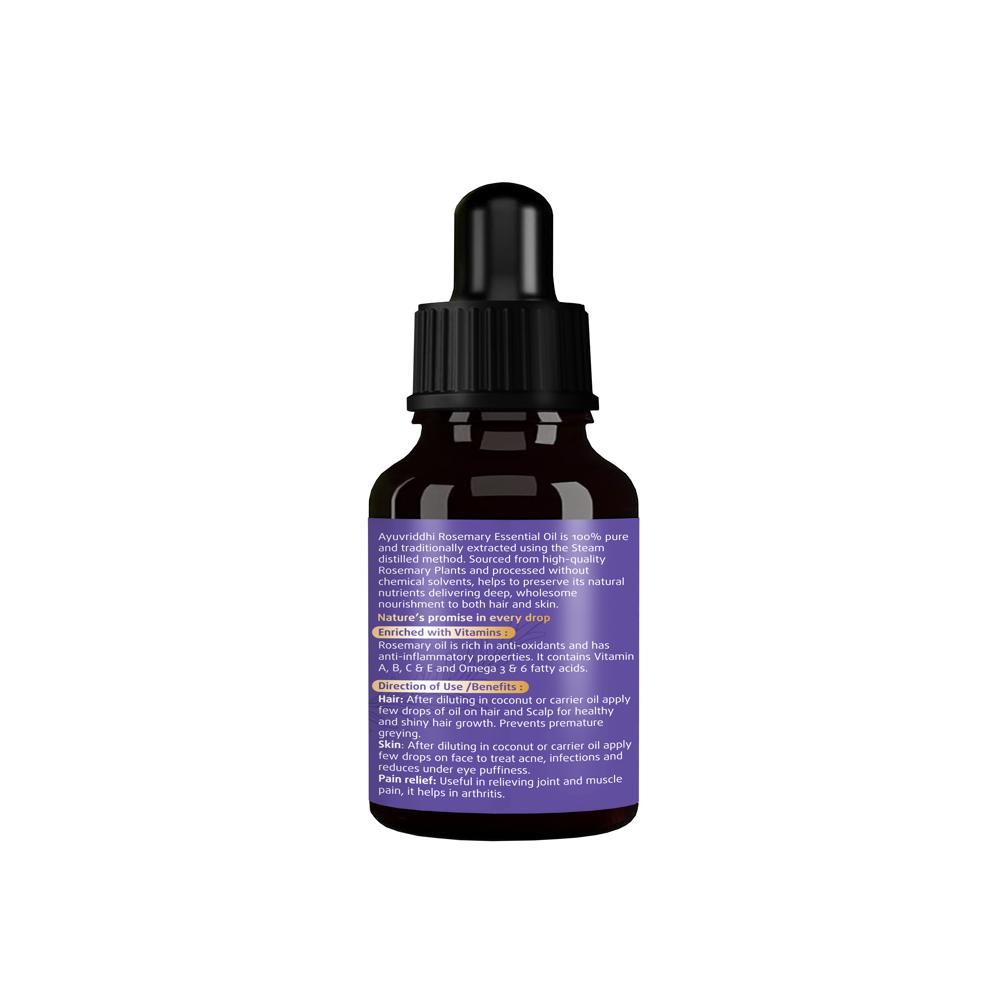 100ml Ayuvriddhi Rosemary Essential Oil 