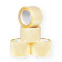 Transparent Bopp Packing Tape - Bopp, 38-55 Micron, Transparent, 65 N/25mm Tensile Strength, Acrylic Adhesive