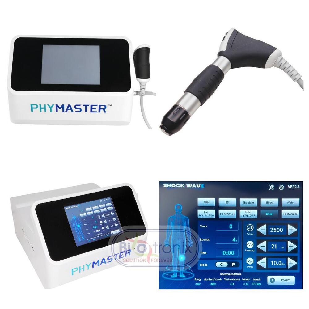 Phymaster Shockwave Physiotherapy Machine for Professional Clinical Use