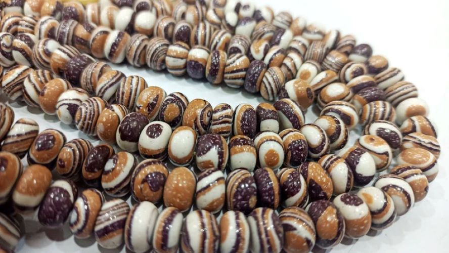 Fordite Agate Multi Color Gemstone Rondelle Plain Smooth 8mm Beads Sold Per Strand 8 Inches Long Necklace And Bracelet Making Beads - Beads Material: Stone