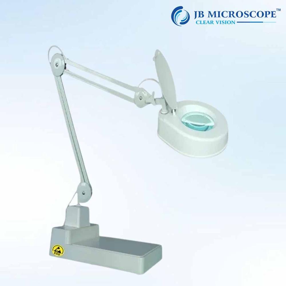 Inspection Led Magnifier Lamp Jbm-20x - Coarse Adjustment Range: Flexible Arm Adjustment Throughout Working Area