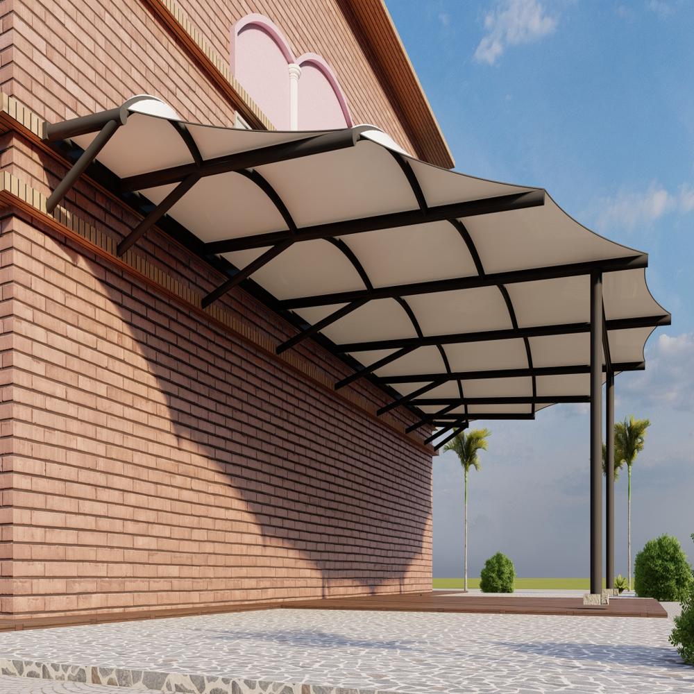 Entrance Covering Tensile Structures - Color: White