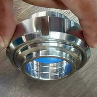 304l Stainless Steel Dairy Union - Color: Silver