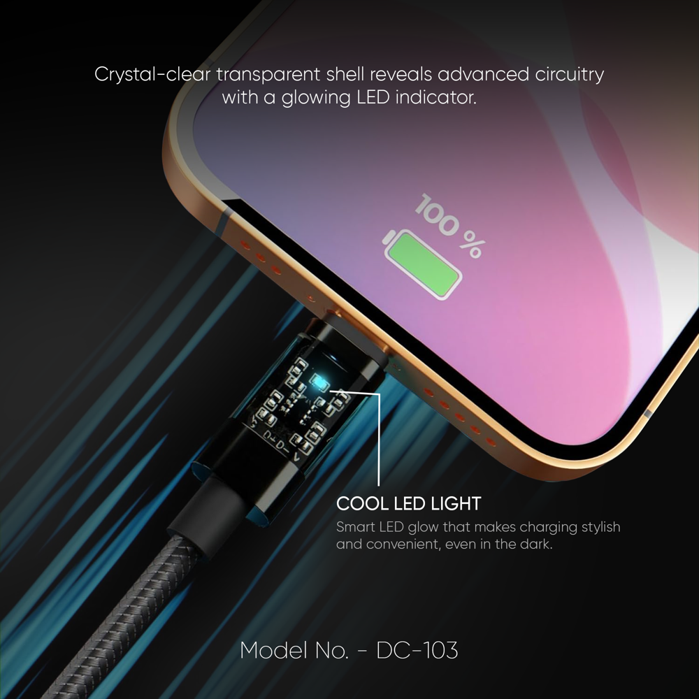 USB A to Type C Fast Charging Cable