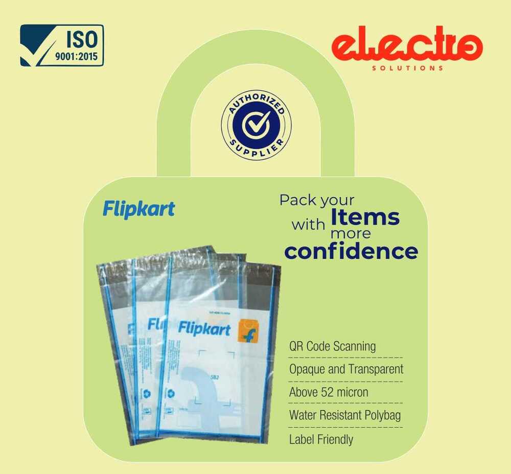 Flipkart Courier Bags - Color: Green