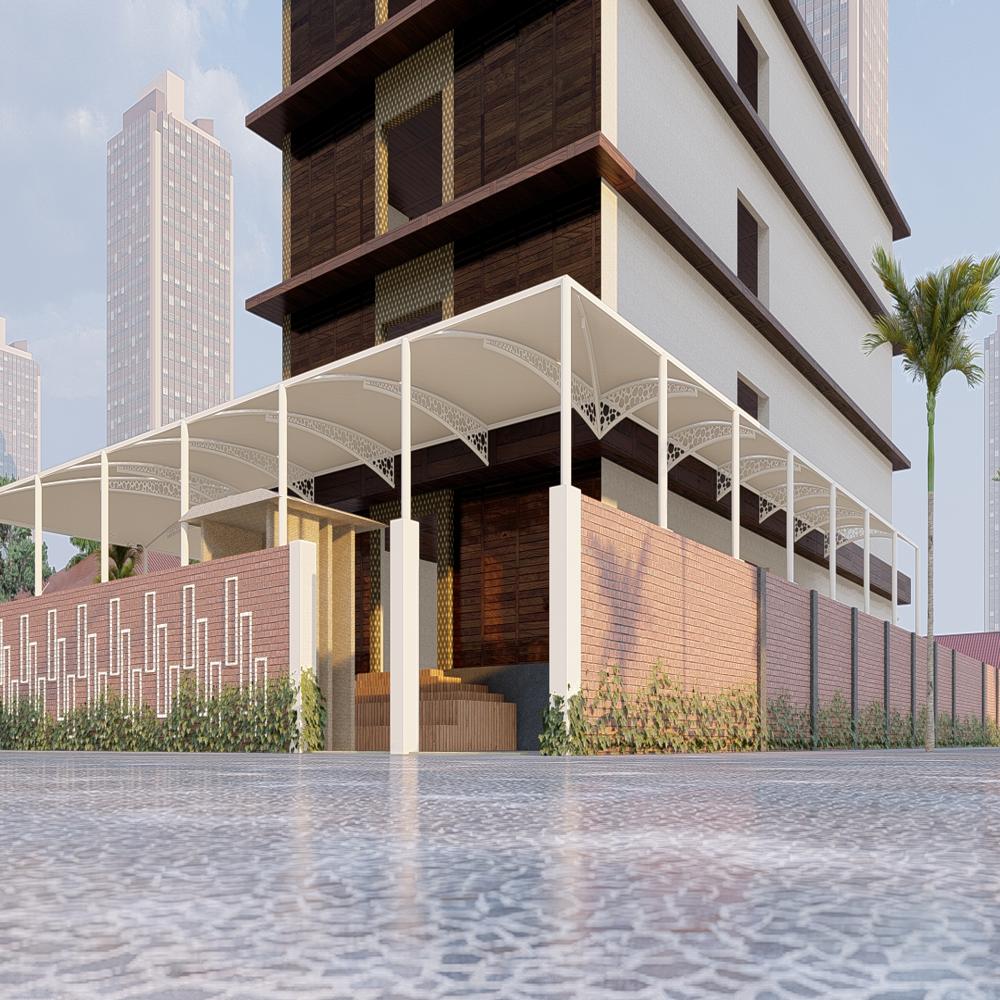 Entrance Tensile Structure