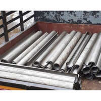 304 Stainless Steel Half Round Pipe - Color: Silver
