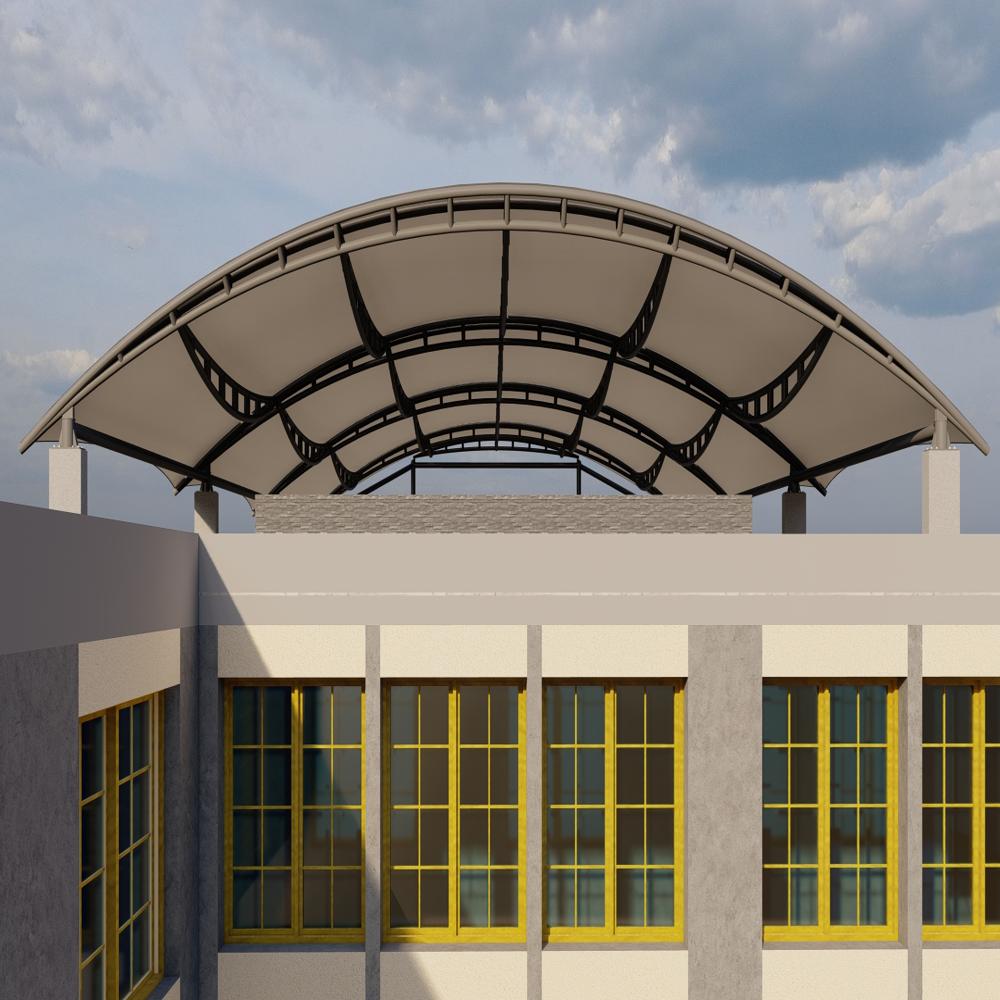 Modular Tensile Structure - Color: White