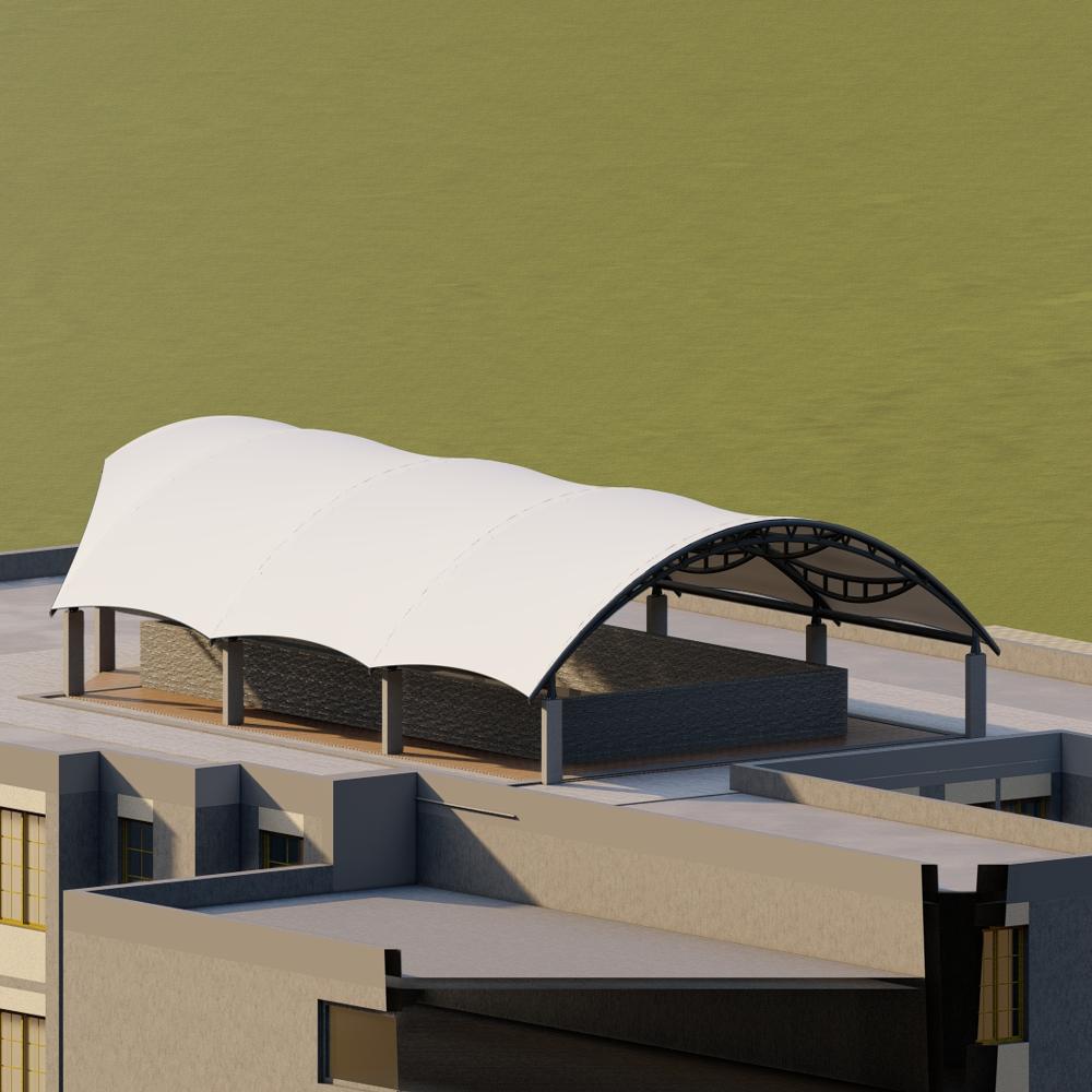 Modular Tensile Structure - Color: White